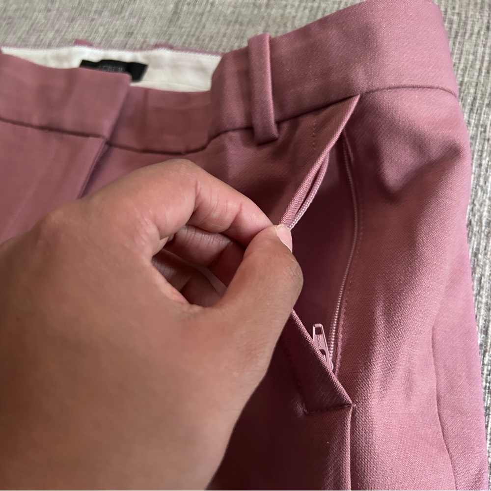 J. Crew Wool blend Dusty Rose Chinos - Picture 8 of 16